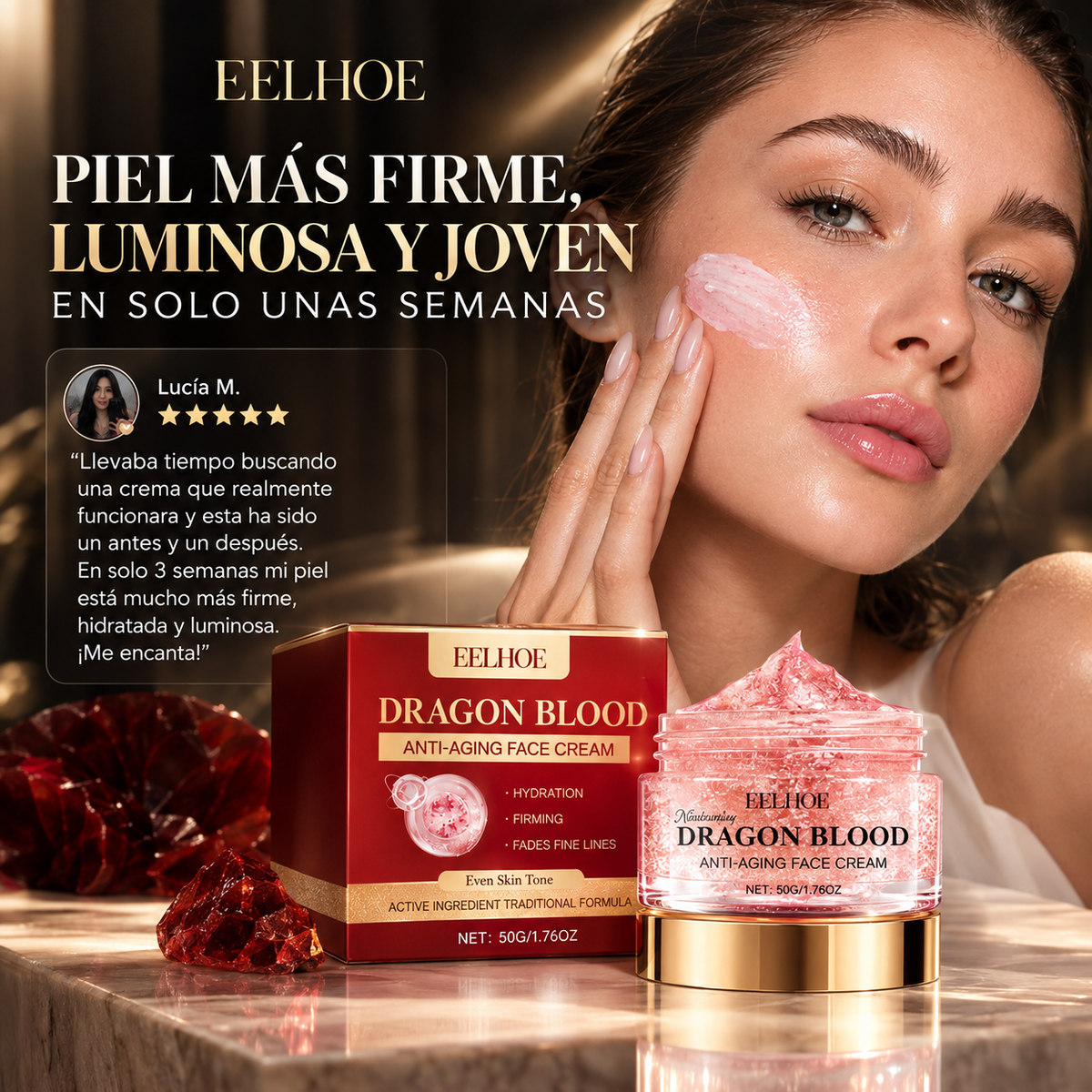 AVEA™ Dragon Glow — Crema Facial Hidratante